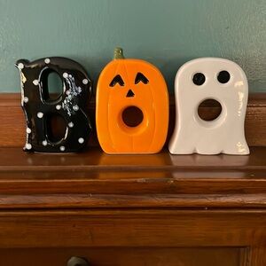 Ceramic Boo! decoration